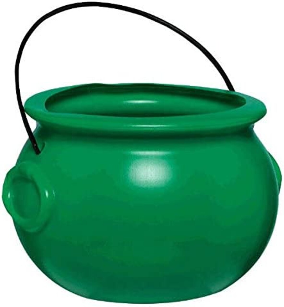 Amscan 130080 Party Favor Plastic Pot of Gold, 8", Green - 1 Pc